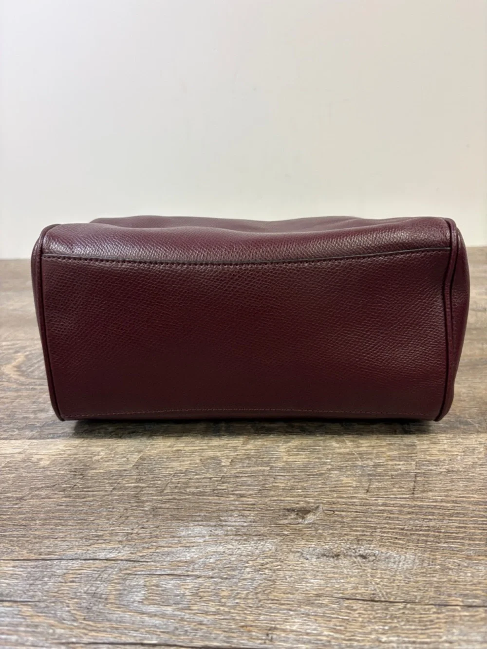 Coach Mini Bennett Satchel Oxblood Leather F36624  Bag Burgundy - Picture 4 of 13